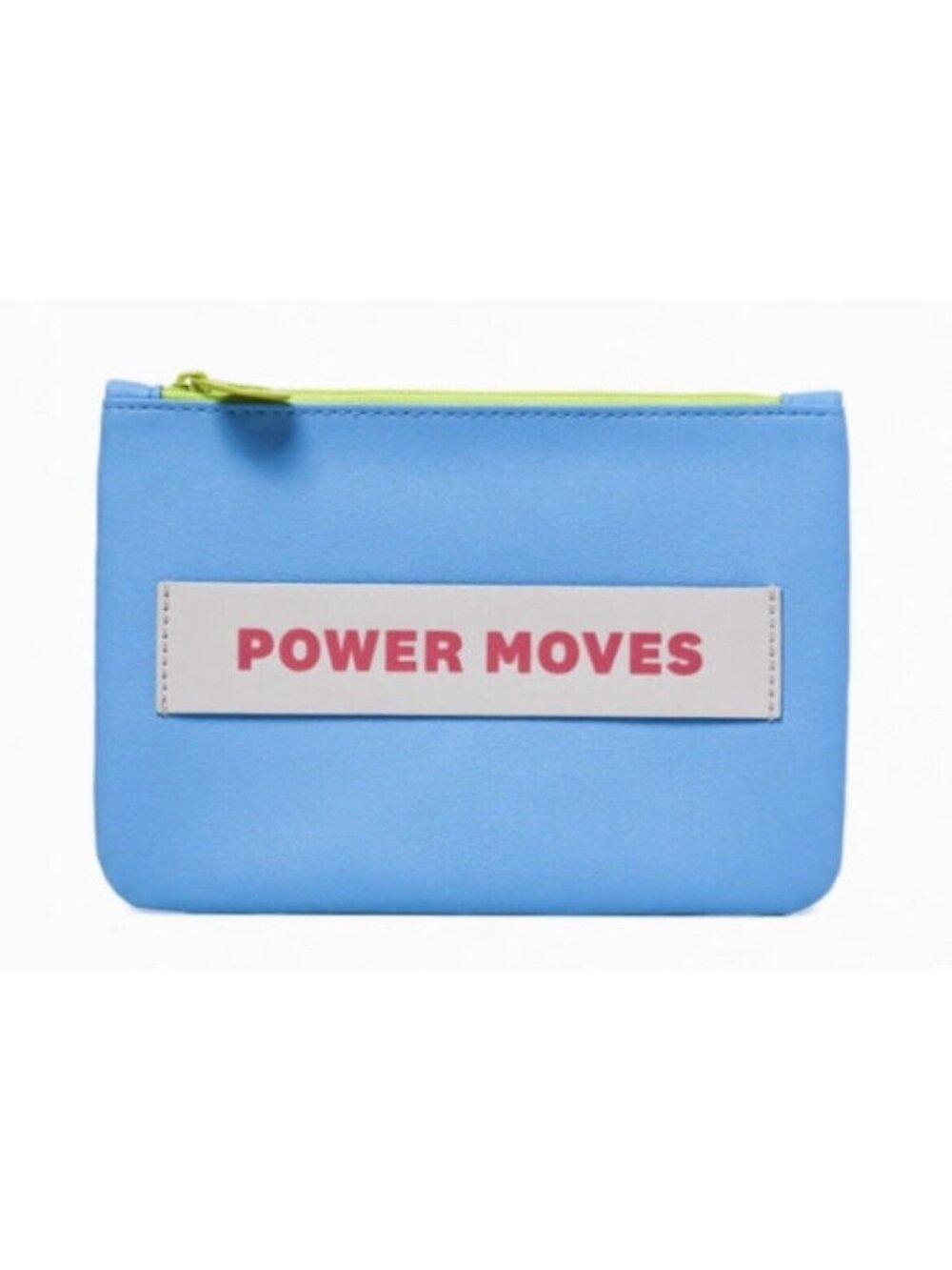 POWER MOVES Makeup Bag Travel Pouch Clutch Wallet w/ Hand Strap NEW Organizer